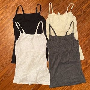 Flexees Lacy Shaping Camis Set of 4